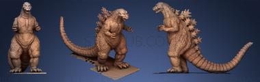 3D model Godzilla statue (STL)